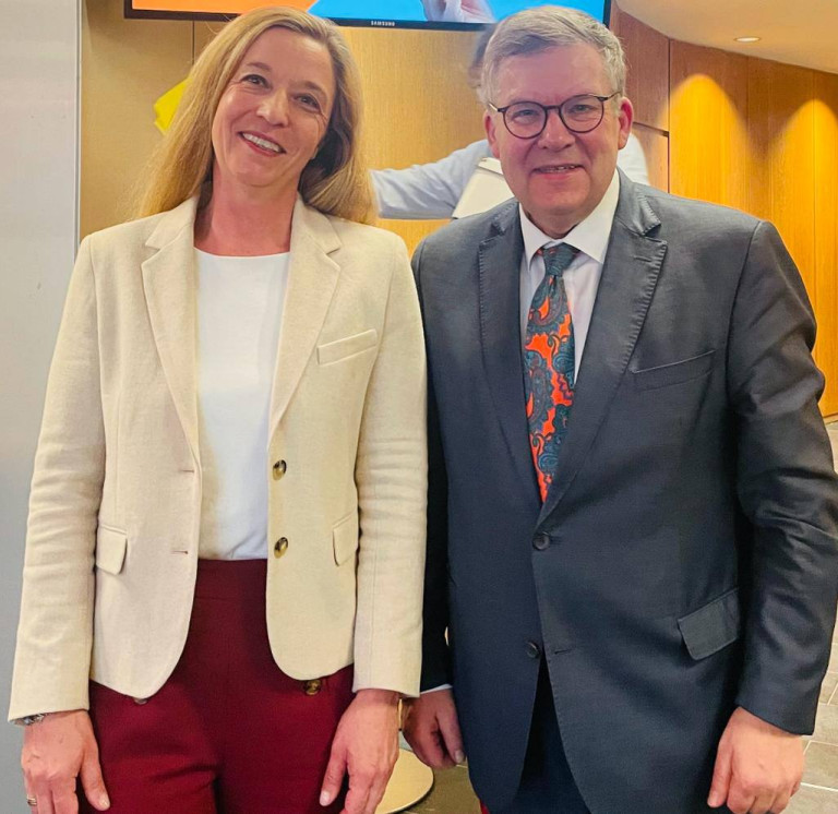 Anja Miller und Volkmar Halbleib